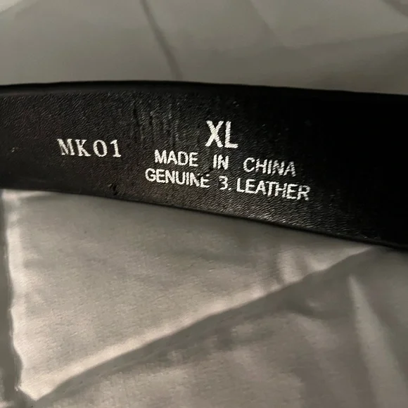 Large Texas Belt with Buckle - Picture 3 of 4